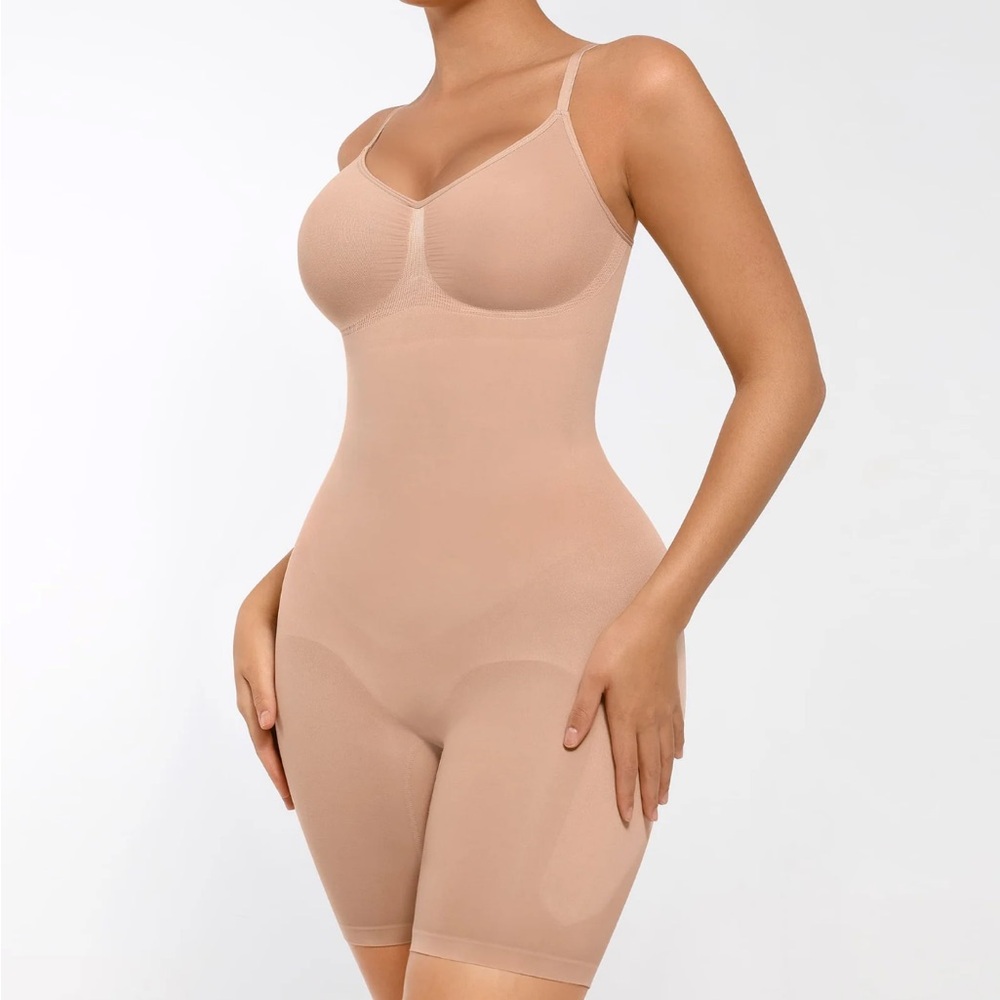 Seamless Shapewear Bodysuit in Tan - Picture 3 of 9